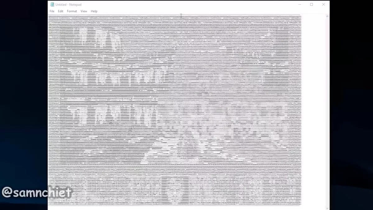 Notepad không chỉ dùng để gõ chữ mà còn chiến Doom 60fps ngon lành luôn nhé