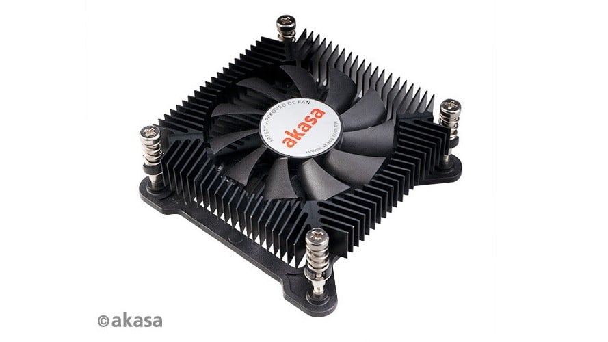 Xuất hiện tản nhiệt CPU Akasa siêu mỏng, chỉ cao 16mm và nặng 105g, dành cho anh em yêu sự tối giản
