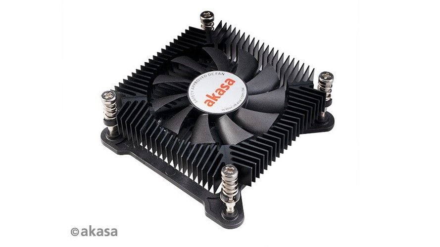 Xuất hiện tản nhiệt CPU Akasa siêu mỏng, chỉ cao 16mm và nặng 105g, dành cho anh em yêu sự tối giản