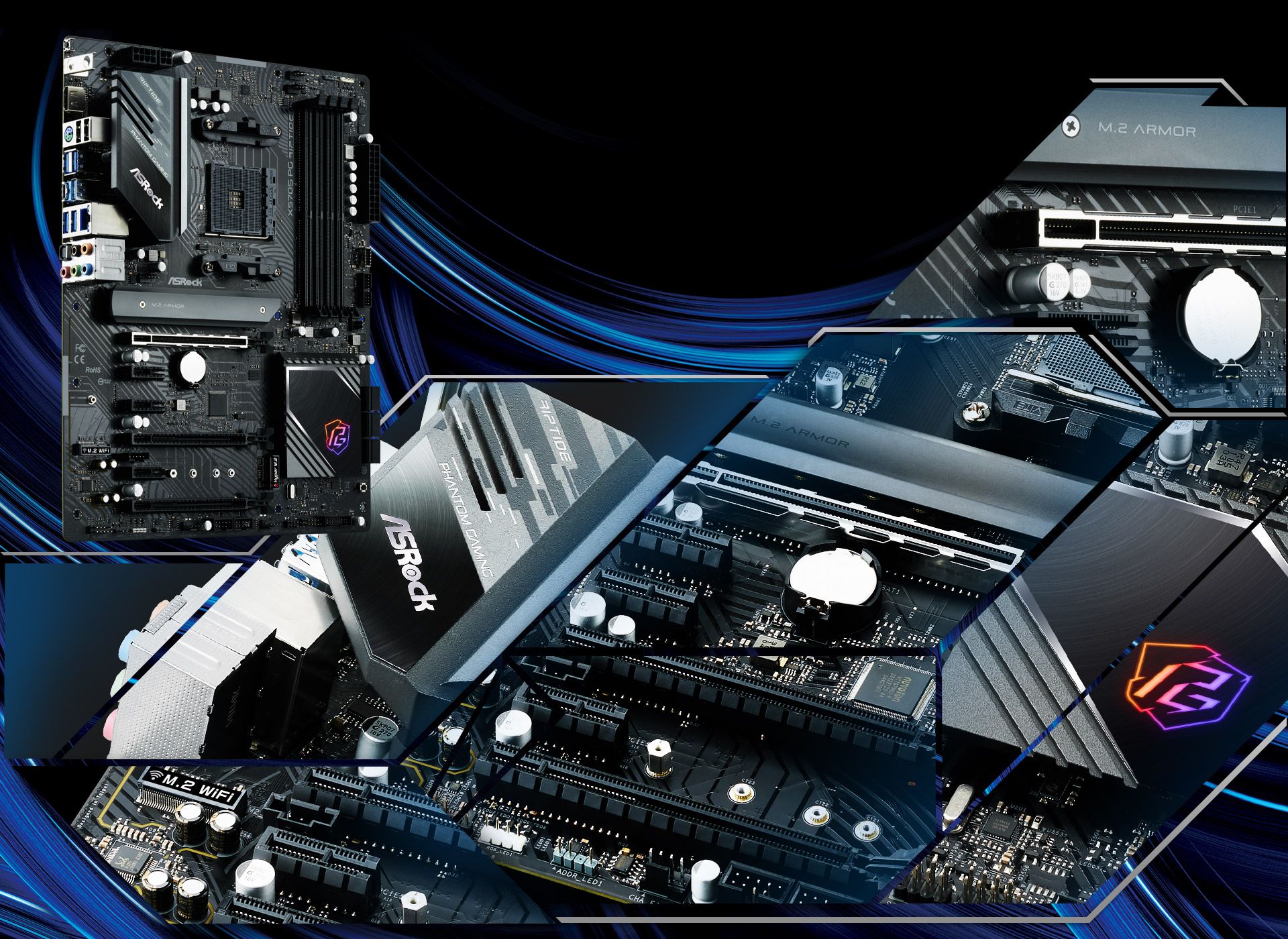 Vì cái gì xệ cũng xấu, ASRock tung bo mạch chủ Riptide tích hợp sẵn giá đỡ card màn hình cho game thủ