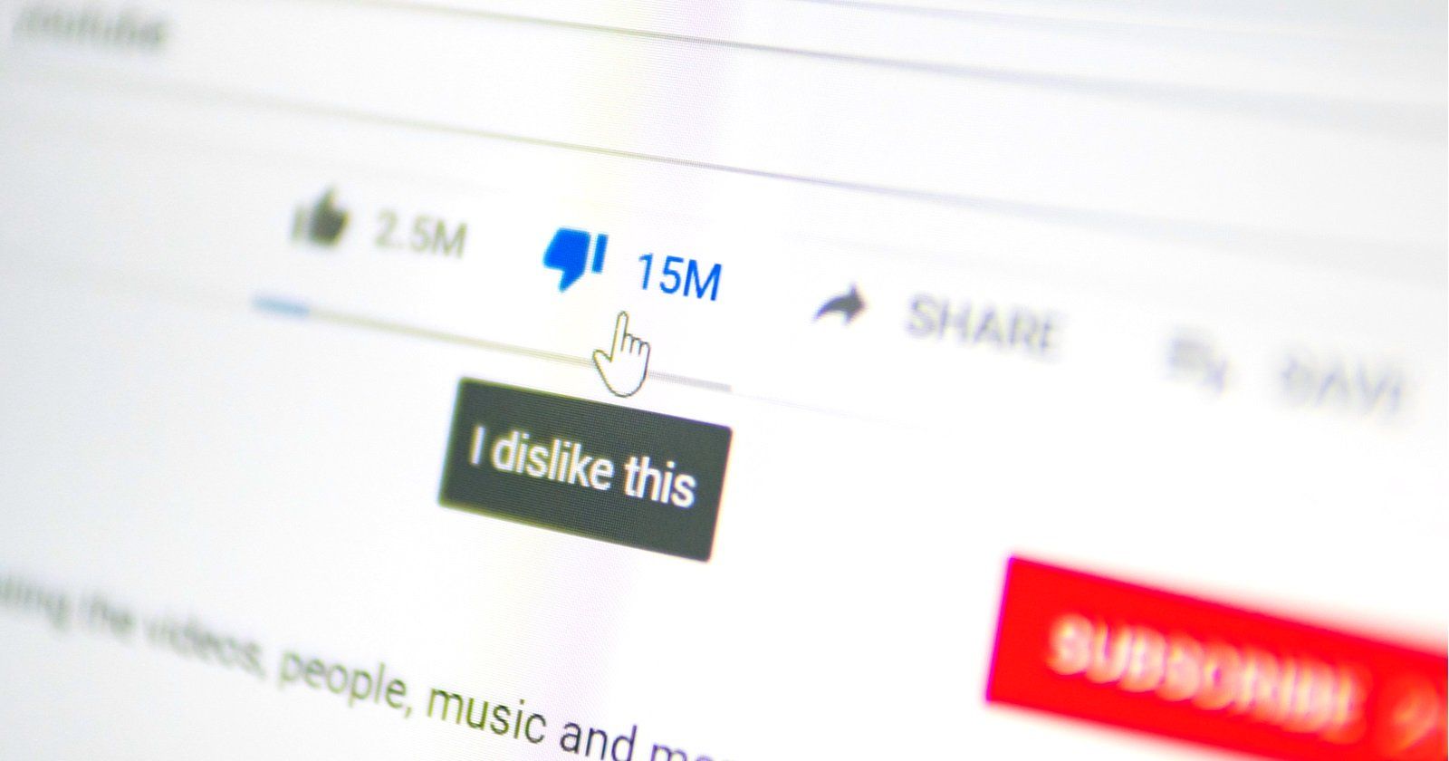 Để tránh kẻ gian spam tiêu cực, Youtube sắp “che giấu” số dislike của video