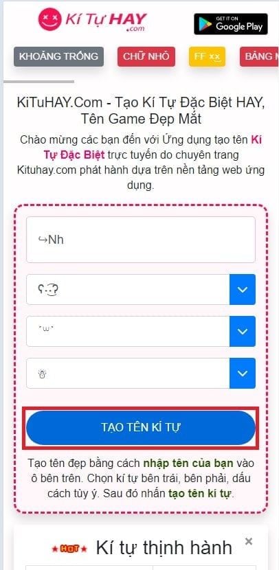 Cách đặt tên kí tự đặc biệt trong Liên Quân Mobile - GEARVN