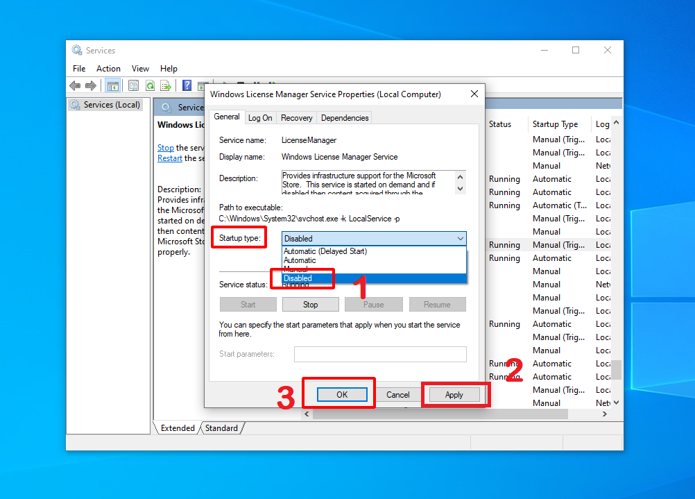 GEARVN - Sửa lỗi Your Windows License Will Expire Soon bằng cách vô hiệu hóa Services