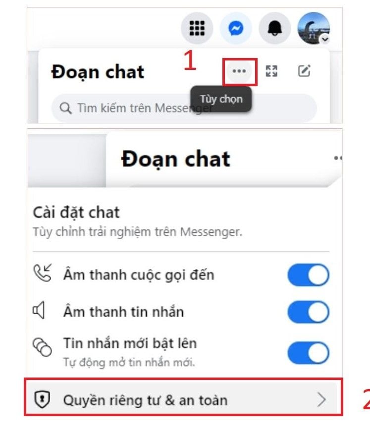 GEARVN - Cách tắt mã hóa đầu cuối trên messenger