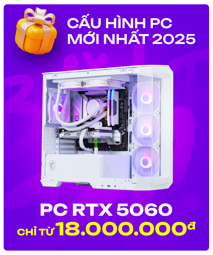 PC Gaming, máy tính để bàn chính hãng, giá rẻ, trả góp 0%