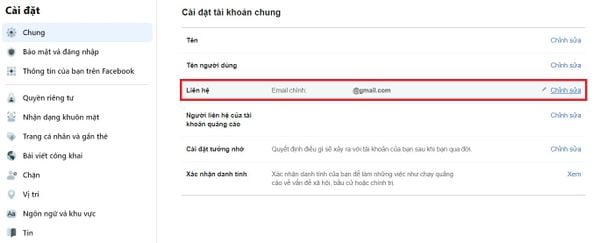 Hướng dẫn thay đổi email đăng nhập chính và xóa các tài khoản email không còn sử dụng nữa trên Facebook