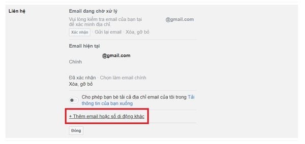 Hướng dẫn thay đổi email đăng nhập chính và xóa các tài khoản email không còn sử dụng nữa trên Facebook