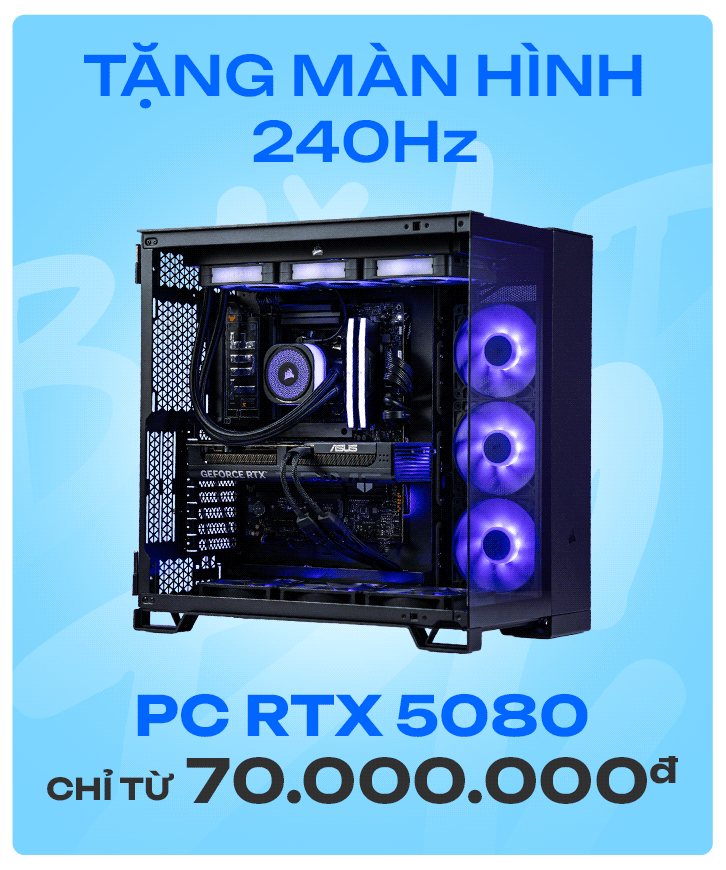 PC Gaming, máy tính để bàn chính hãng, giá rẻ, trả góp 0%