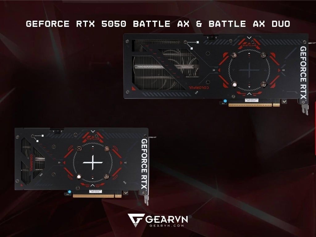 COLORFUL Geforce RTX 5050 Battle AX và Battle AX DUO - GEARVN