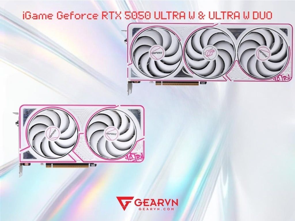 iGame Geforce RTX 5050 ULTRA W và ULTRA W DUO - GEARVN
