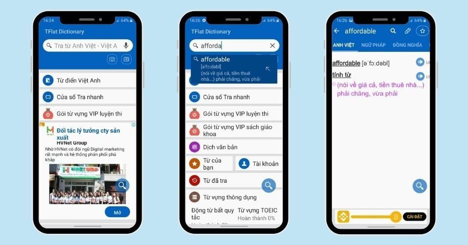 các app học tiếng anh miễn phí