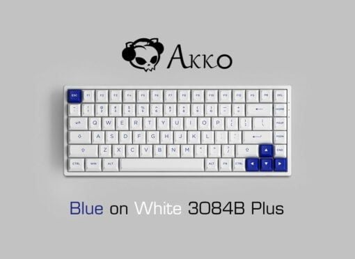 Bàn phím Akko 3084B Plus Blue On White