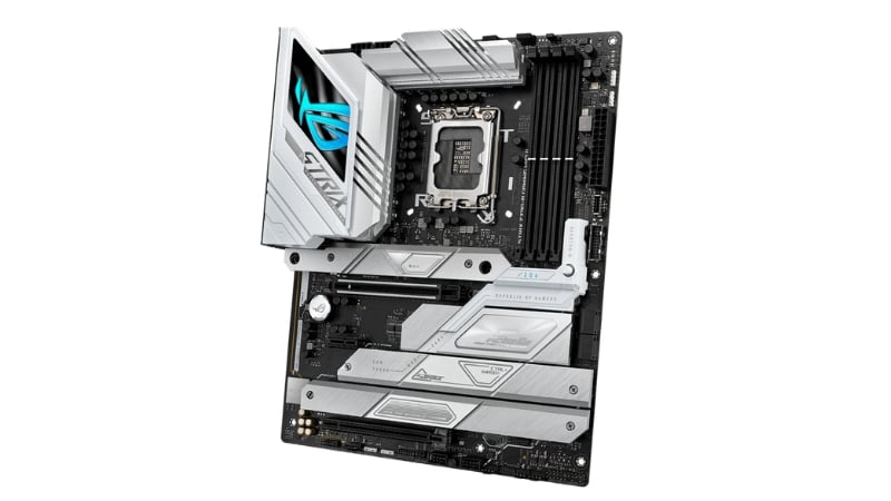 VRM và cụm tản nhiệt hầm hố của bo mạch chủ ROG Strix Z790-A GAMING WIFI II