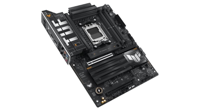 Cổng I/O phía sau với USB4 Type-C và ăng-ten Wi-Fi 7