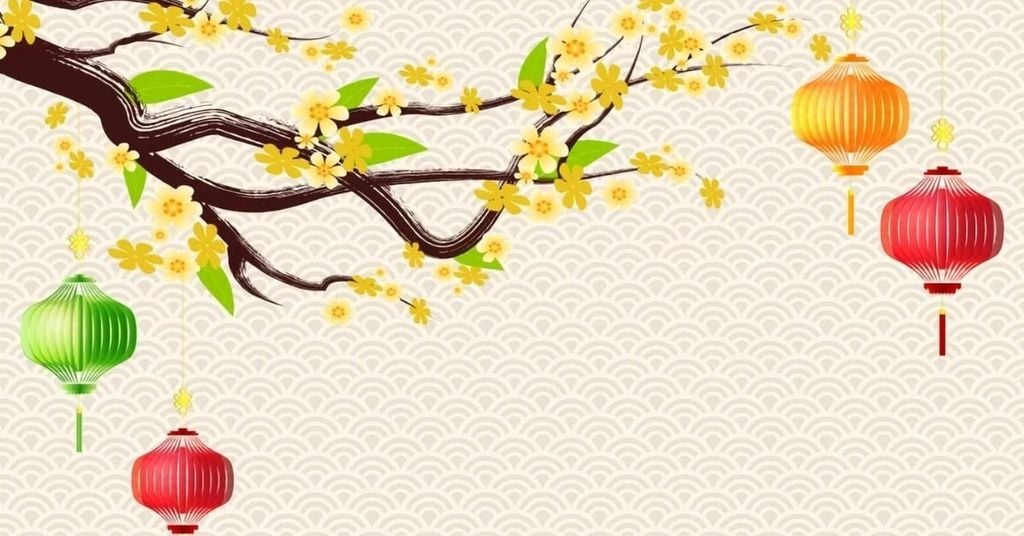 background Tết