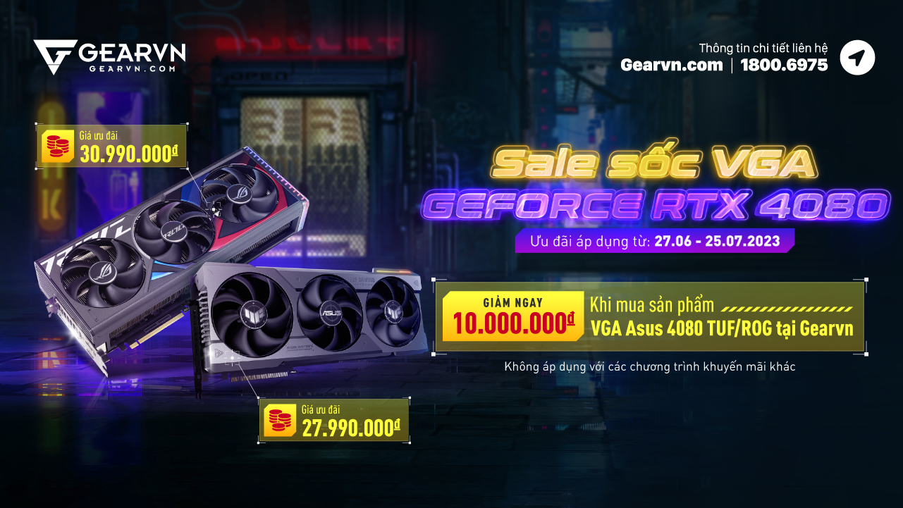 Vga Asus Rog Strix Geforce Rtx 4080 16Gb Gddr6X Chính Hãng – Gearvn.Com