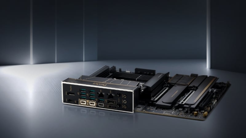 Mainboard này được trang bị hai cổng USB4® tốc độ 40Gbps