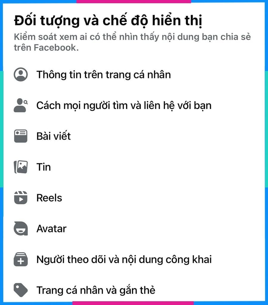 cách an danh sách bạn be trên facebook iphone