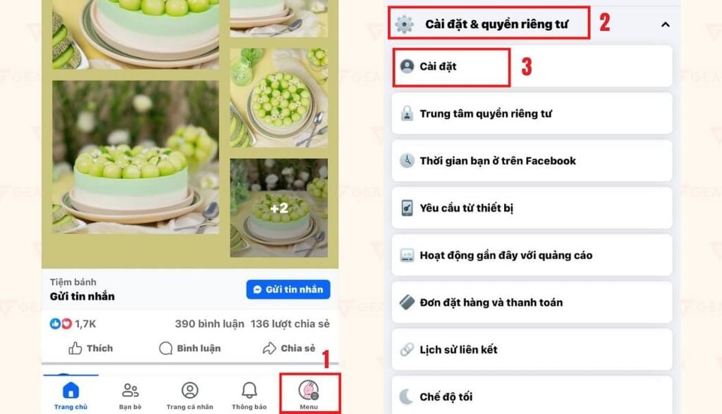 cách để bỏ chặn trên Facebook