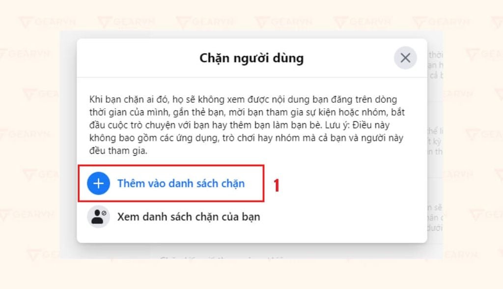 cách để bỏ chặn trên Facebook