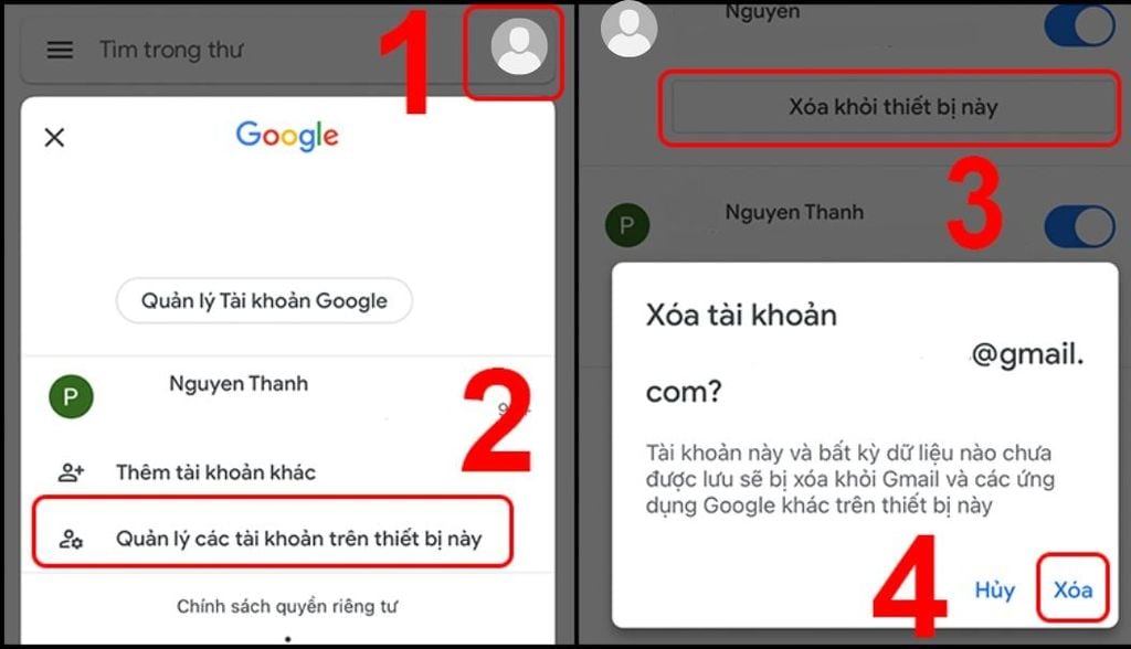 cách đăng xuất tài khoản google trên các thiết bị khác