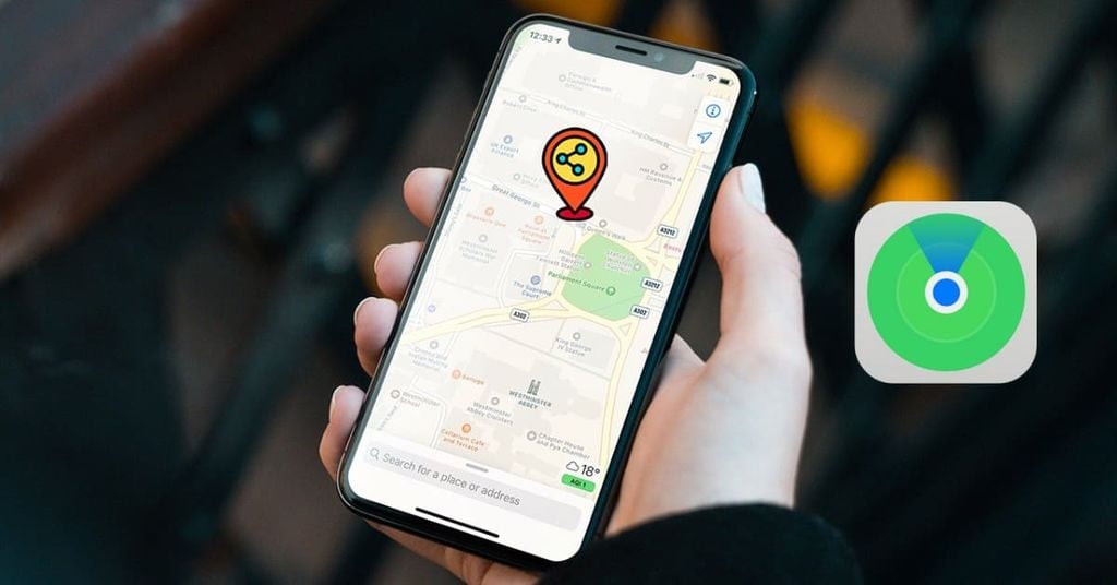 cách cài định vị giữa 2 điện thoại iphone