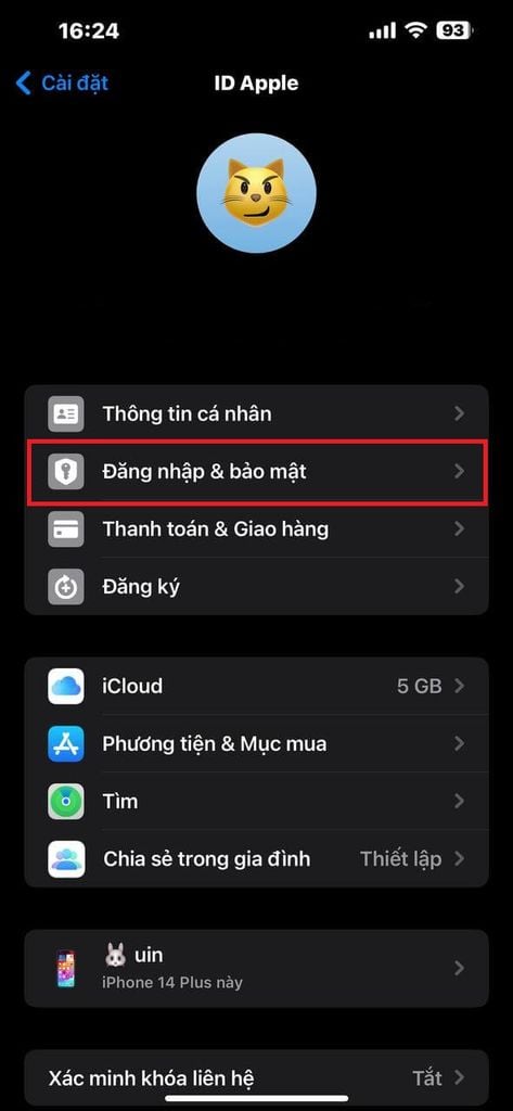 cách đổi mật khẩu iCloud