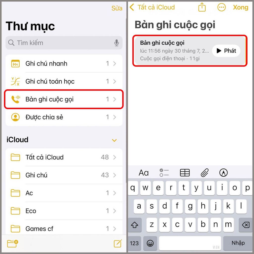 cách ghi âm cuộc gọi trên iPhone