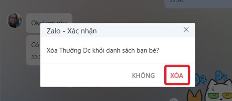 cách hủy kết bạn trên Zalo