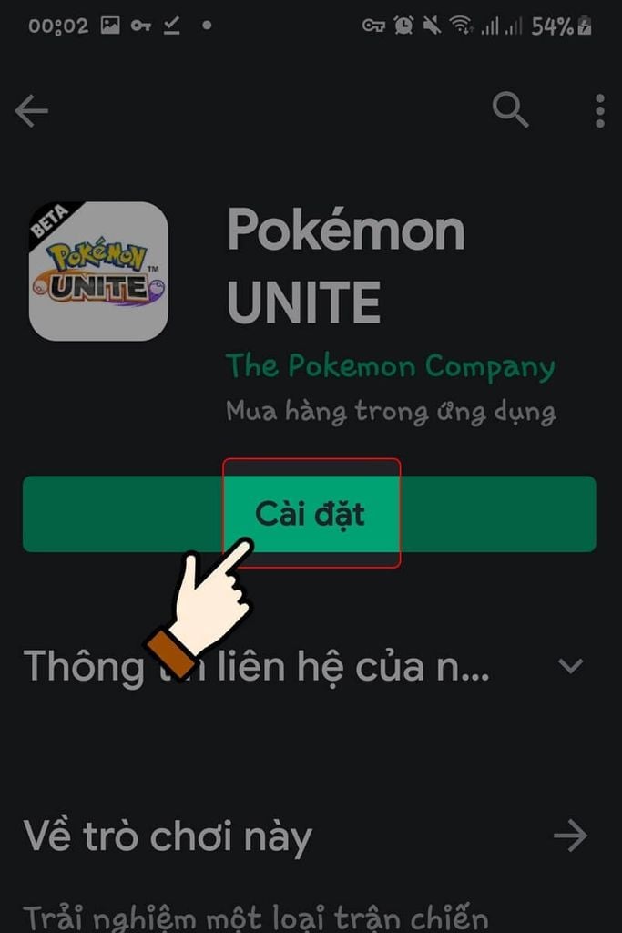 cách tải Pokemon Unite