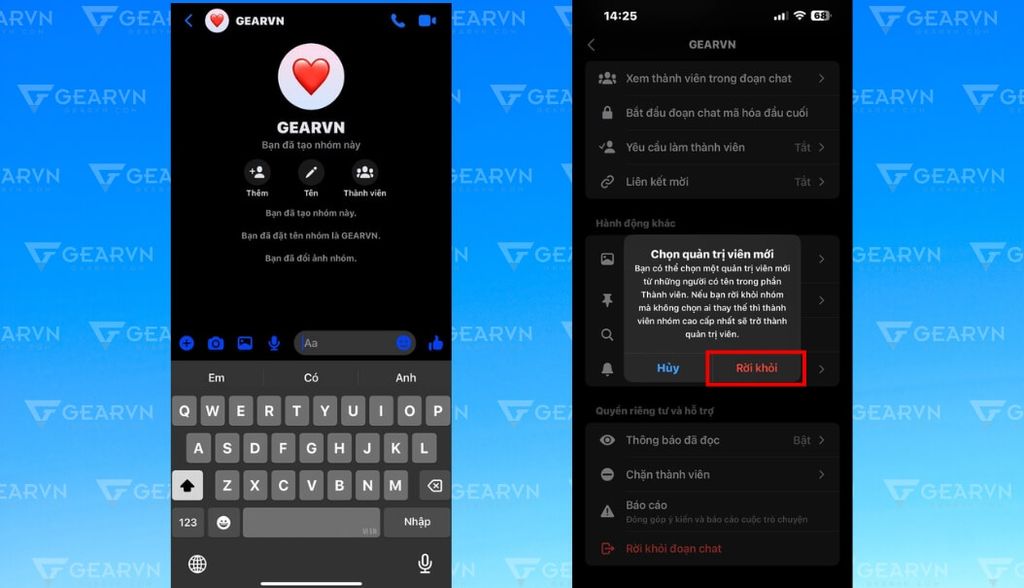 Cách tạo nhóm trên Messenger