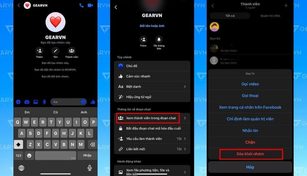 Cách tạo nhóm trên Messenger
