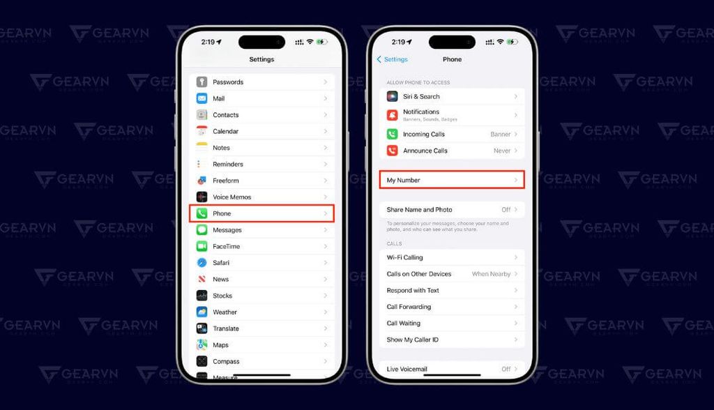 cách để xem số điện thoại của mình