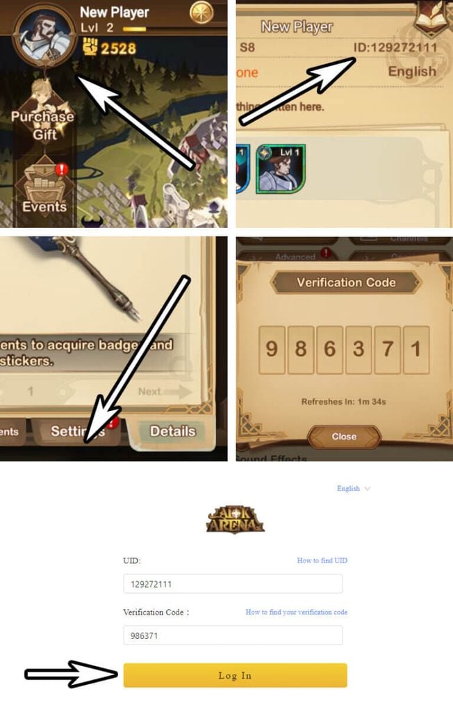 nhập code afk arena