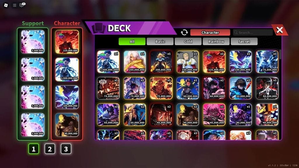 anime card clash code