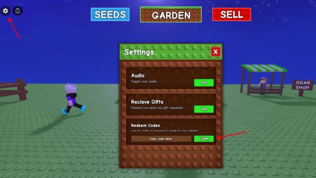 code Grow a Garden