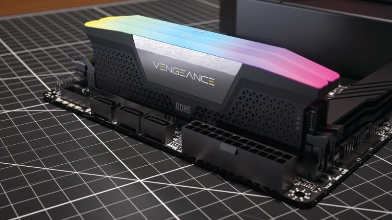 Ram Corsair Vengeance RGB 96GB có thiết kế bắt mắt