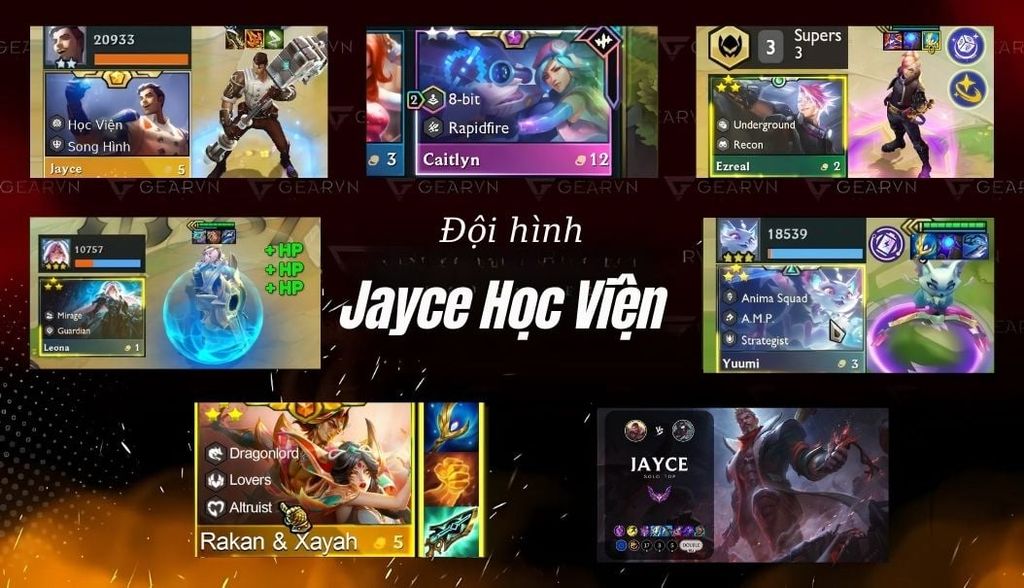 đội hình mạnh dtcl