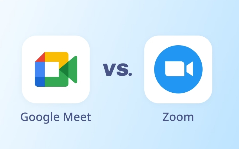 Zoom và Google Meet