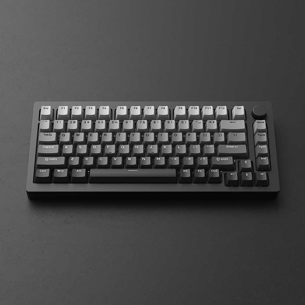 GEARVN Bàn phím MonsGeek M1 QMK Black AKKO Switch v3 Cream Yellow Pro