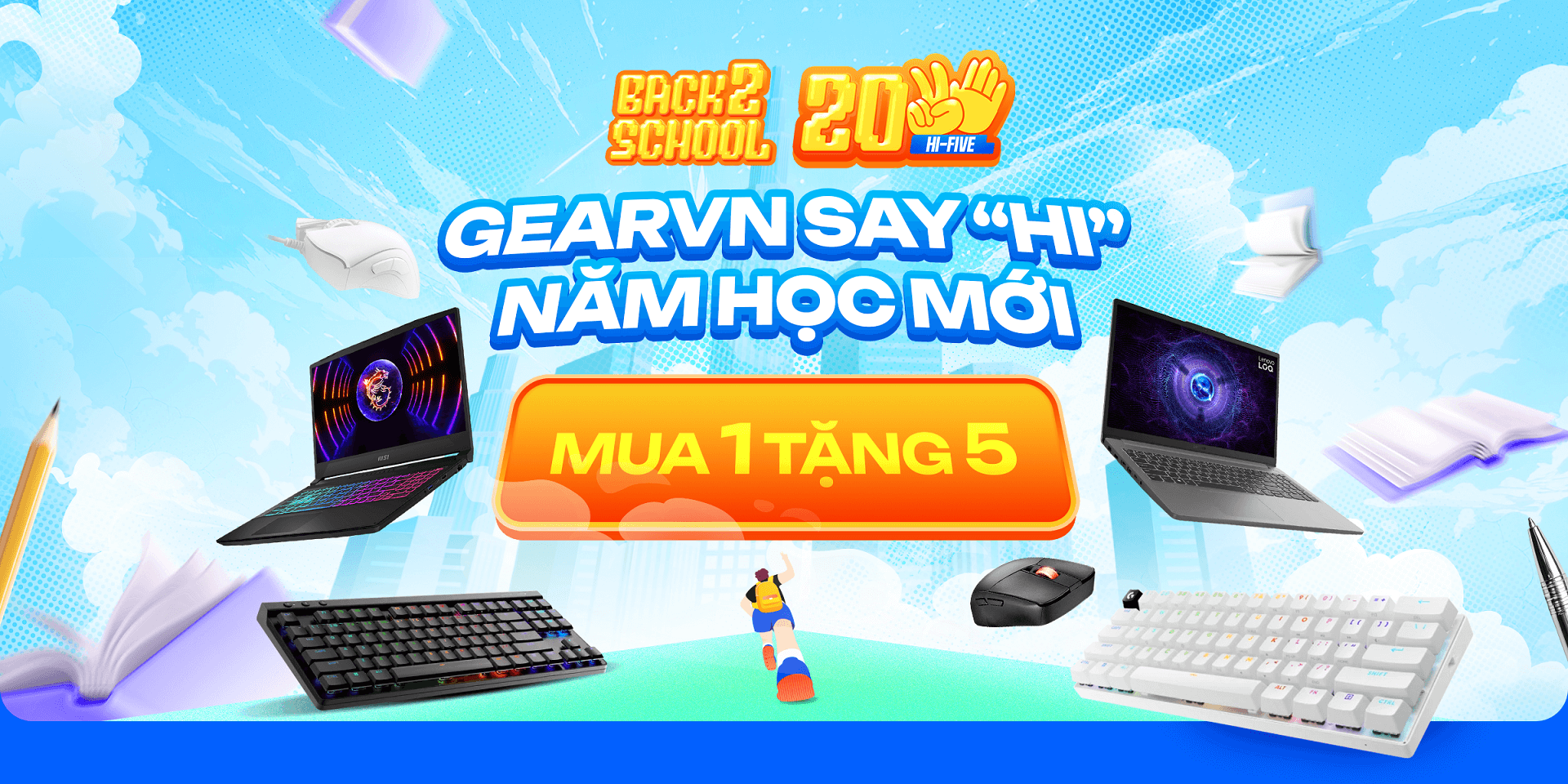 Back To School 2025 - GEARVN Say Hi Năm Học Mới