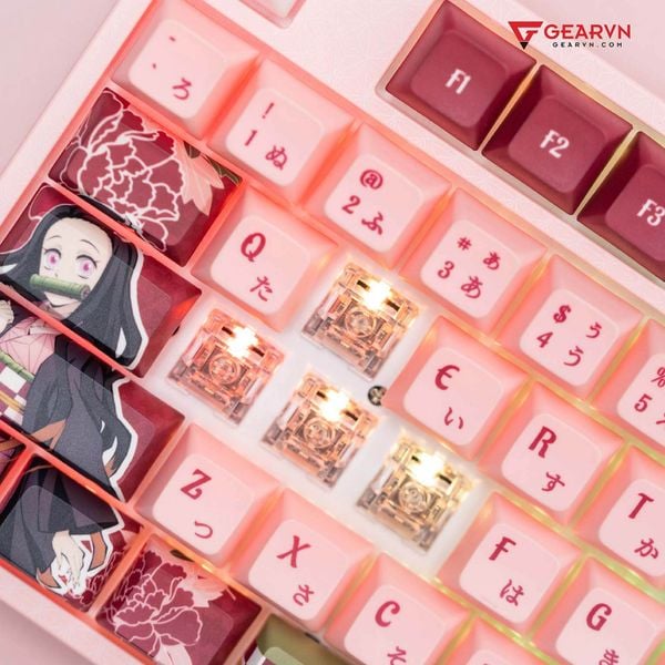 GEARVN - Bàn phím AKKO 5108B Plus Demon Slayer Kamado Nezuko