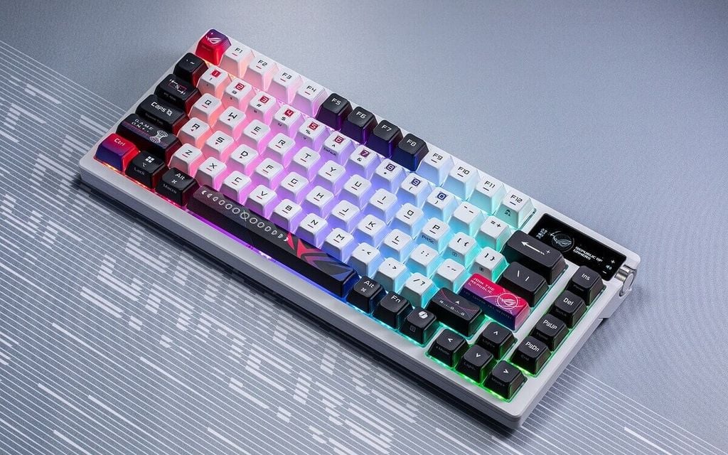 GEARVN - Bàn phím ASUS M704 ROG AZOTH X NX Snow V2 Switch