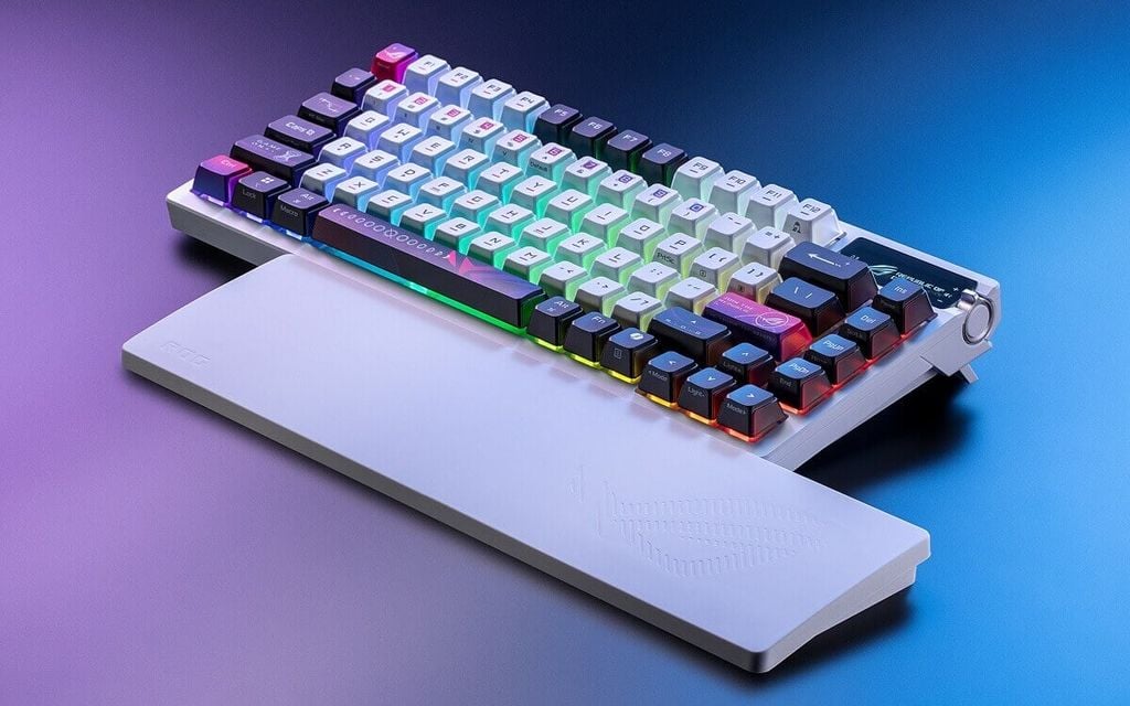 GEARVN - Bàn phím ASUS M704 ROG AZOTH X NX Snow V2 Switch
