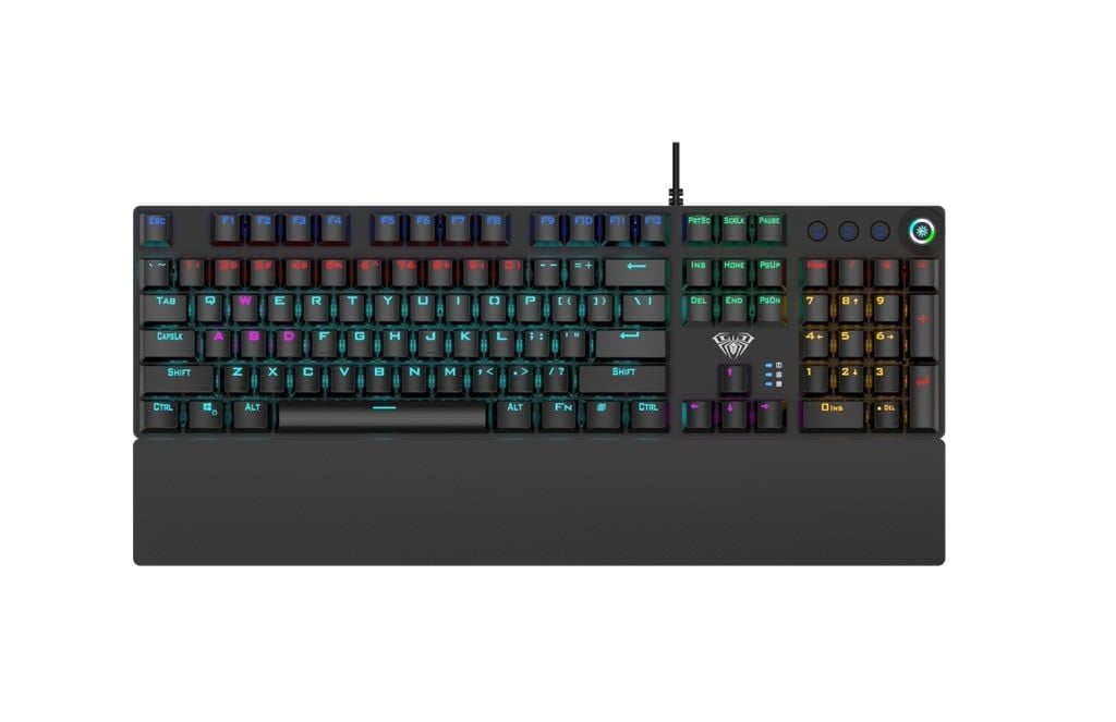 GEARVN - Bàn phím AULA F2058 có dây (Đen Red switch) F205802