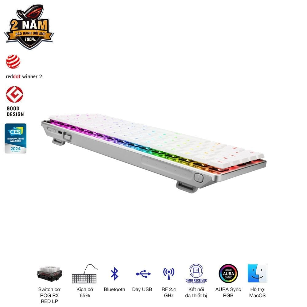 bàn phím cơ Asus ROG Falchion RX Low Profile Red Switch