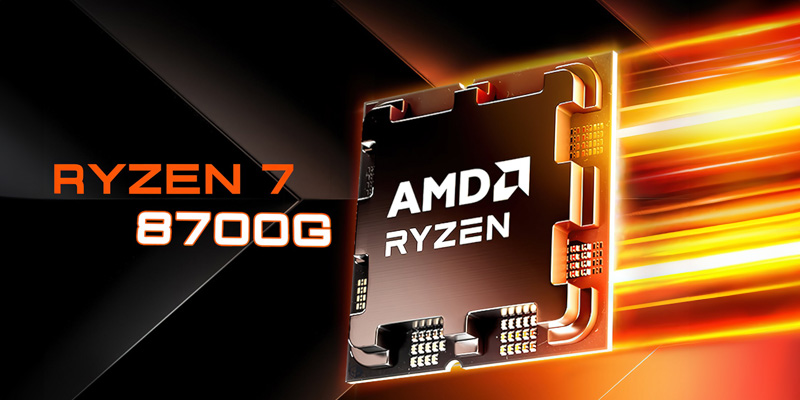Bộ vi xử lý AMD Ryzen 7 8700G / 4.2GHz Boost 5.1GHz / 8 nhân 16 luồng / 24MB / AM5
