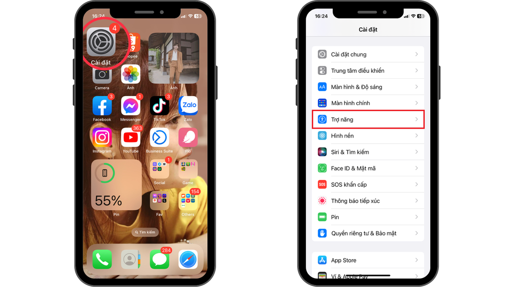 GEARVN  - Cách bật tắt nút home ảo trên iPhone