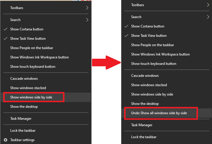 GEARVN - Cách chia đôi màn hình laptop bằng thanh taskbar