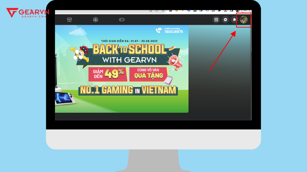 GEARVN - Cách đăng xuất Messenger trên máy tính bằng tài khoản Facebook